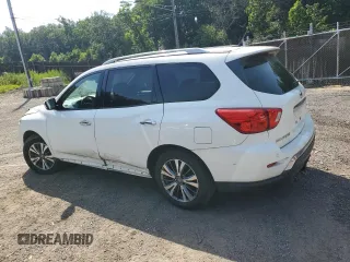 2017 Nissan Pathfinder SV with VIN 5N1DR2MN2HC635879, listed as a Copart auction lot 62212195 with 166,930 mi miles and Clean title. Bid and sale history available at DreamBid. Image 2.