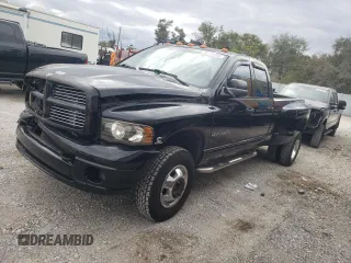2005 Dodge Ram 3500 SLT with VIN 3D7MS48C25G716599, listed as a Copart auction lot 88090905 with 289,235 mi miles and Salvage Title. Bid and sale history available at carsss.com. Image 1.