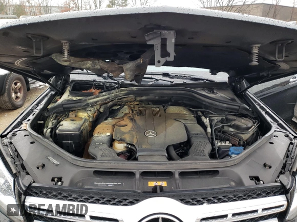 2019 Mercedes-Benz GLS with VIN 4JGDF6EE8KB186901, listed as a Copart auction lot 72484372 with 0 mi miles. Bid and sale history available at carsss.com. Image 11.
