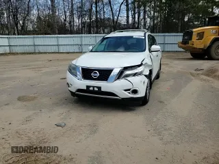 2015 Nissan Pathfinder SV z VIN 5N1AR2MM5FC695632, wystawiony jako Copart lot #53789225 z przebiegiem 145 391 mil mil oraz Szkoda całkowita • Salvage title. Historia ofert i sprzedaży dostępna na DreamBid. Obrazek 13.