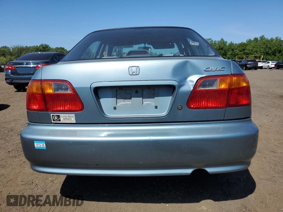 2000 Honda Civic VP z VIN 2HGEJ6615YH570557, wystawiony jako Copart lot #59337105 z przebiegiem 120 163 mil mil oraz Szkoda całkowita • Salvage title. Historia ofert i sprzedaży dostępna na DreamBid. Obrazek 6.
