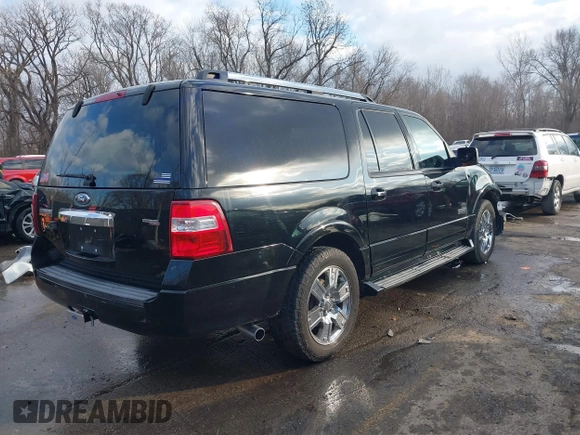 2008 Ford Expedition EL Limited with VIN 1FMFK20518LA68521, listed as a IAAI auction lot 41237658 with 381,557 mi miles. Bid and sale history available at carsss.com. Image 4.