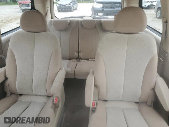 2014 Kia Sedona LX with VIN KNDMG4C71E6542287, listed as a Copart auction lot 54312764 with 170,063 mi miles and Non Repairable. Bid and sale history available at carsss.com. Image 10.