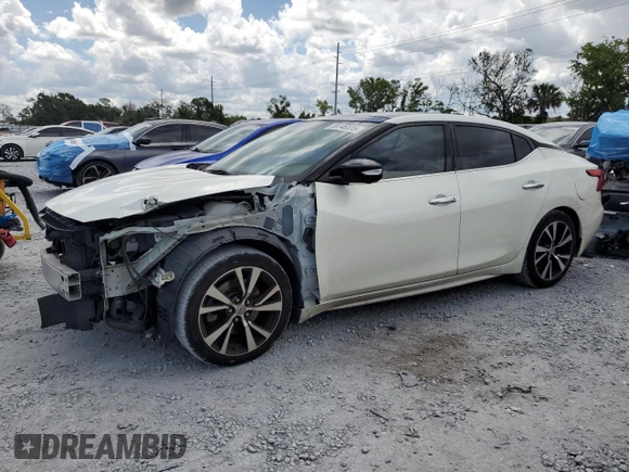2017 Nissan Maxima SV with VIN 1N4AA6AP2HC443623, listed as a Copart auction lot 59746335 with 168,214 mi miles and Salvage title. Bid and sale history available at DreamBid. Image 1.