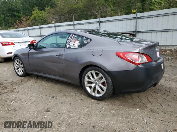 2011 Hyundai Genesis Coupe with VIN KMHHT6KDXBU044995, listed as a Copart auction lot 58728145 with 112,454 mi miles and Salvage title. Bid and sale history available at DreamBid. Image 2.