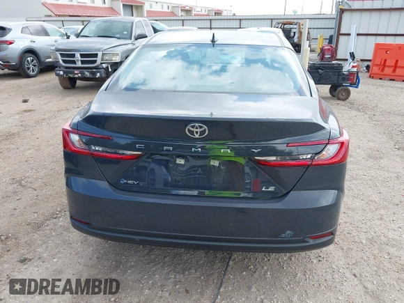 2025 Toyota Camry LE with VIN 4T1DAACK5SU522373, listed as a IAAI auction lot 42094179 with 6,264 mi miles and . Bid and sale history available at DreamBid. Image 16.