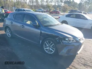 2015 Lexus CT 200h Hybrid with VIN JTHKD5BH3F2220337, listed as a IAAI auction lot 41843460 with 161,455 mi miles. Bid and sale history available at carsss.com. Image 1.