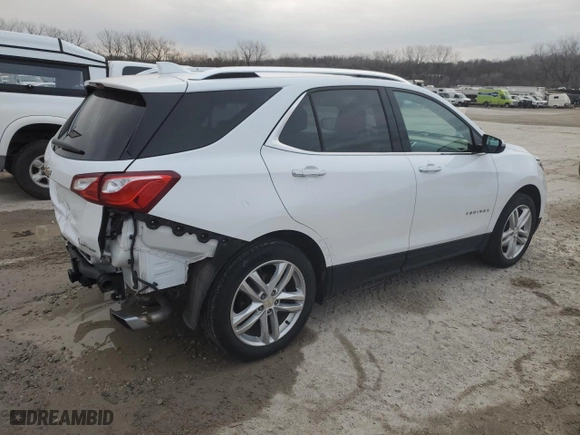 2020 Chevrolet Equinox Premier with VIN 2GNAXYEX3L6131639, listed as a Copart auction lot 86572814 with 44,306 mi miles and Salvage Title. Bid and sale history available at carsss.com. Image 3.