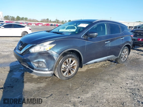 2016 Nissan Murano Platinum with VIN 5N1AZ2MG8GN120103, listed as a IAAI auction lot 41750780 with 28,516 mi miles. Bid and sale history available at carsss.com. Image 17.