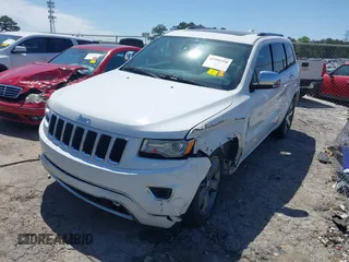 2015 Jeep Grand Cherokee Overland with VIN 1C4RJECG6FC707458, listed as a IAAI auction lot 41996350 with 128,307 mi miles and . Bid and sale history available at DreamBid. Image 17.