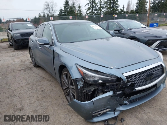 2017 Infiniti Q50 Premium z VIN JN1EV7AP1HM743432, wystawiony jako IAAI lot #41777874 z przebiegiem 94 354 mil mil oraz . Historia ofert i sprzedaży dostępna na DreamBid. Obrazek 1.