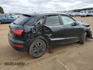 2017 Audi Q3 Premium with VIN WA1BCCFS4HR014740, listed as a Copart auction lot 48615285 with 0 mi miles and Salvage Title. Bid and sale history available at carsss.com. Image 3.