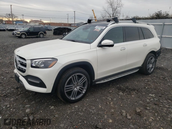 2022 Mercedes-Benz GLS with VIN 4JGFF5KE1NA657188, listed as a Copart auction lot 44866993 with 10,157 mi miles. Bid and sale history available at carsss.com. Image 1.