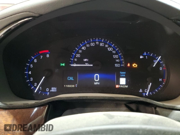 2015 Cadillac CTS AWD with VIN 1G6AW5SX2F0111350, listed as a Copart auction lot 82567214 with 116,936 mi miles and Salvage title. Bid and sale history available at DreamBid. Image 9.