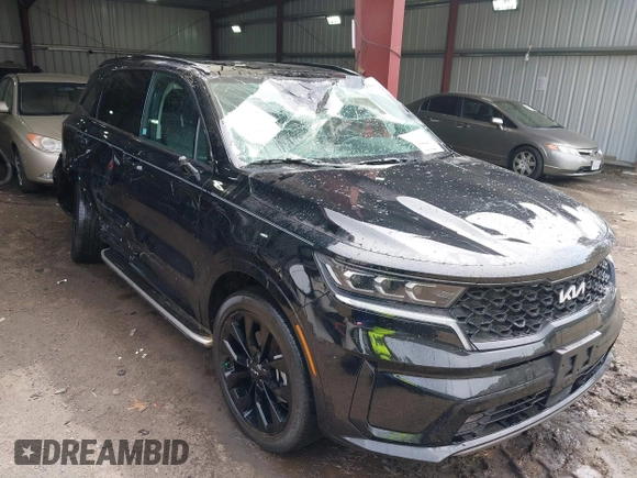 2023 Kia Sorento SX z VIN 5XYRKDLF8PG214084, wystawiony jako IAAI lot #41953554 z przebiegiem 20 882 mil mil oraz . Historia ofert i sprzedaży dostępna na DreamBid. Obrazek 1.