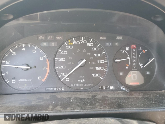 1991 Honda Accord LX with VIN JHMCB765XMC099044, listed as a Copart auction lot 42520935 with 165,870 mi miles and Salvage title. Bid and sale history available at DreamBid. Image 9.