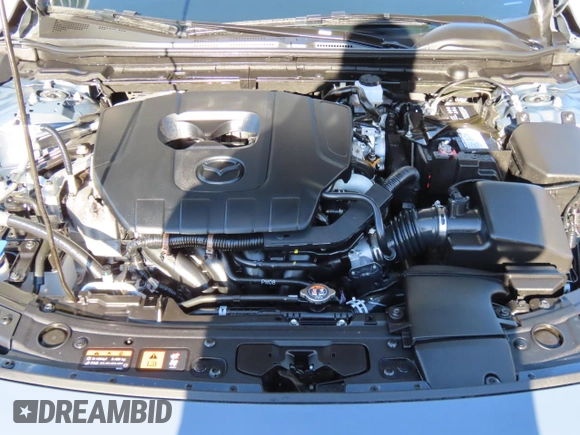 2025 Mazda 3 S Carbon Edition with VIN 3MZBPBCM5SM456474, listed as a Copart auction lot 47440055 with 3,617 mi miles and Clean Title. Bid and sale history available at DreamBid. Image 7.