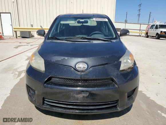 2008 Scion xD with VIN JTKKU10458J025576, listed as a Copart auction lot 49426925 with 0 mi miles and Salvage Title. Bid and sale history available at carsss.com. Image 5.