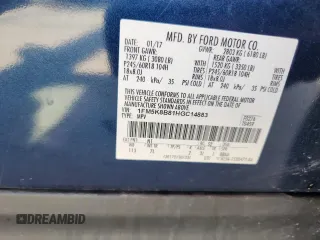2017 Ford Explorer с VIN 1FM5K8B81HGC14883, выставлен на аукционе Copart как лот 64258225 с пробегом 278 527 миль миль и На запчасти • Non repairable. История ставок и продаж доступна на DreamBid. Изображение 13.