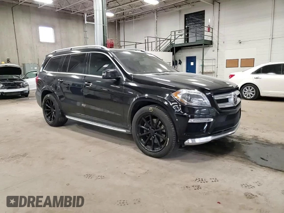 2013 Mercedes-Benz GL-Class GL 550 with VIN 4JGDF7DE1DA120884, listed as a Copart auction lot 47283125 with 120,878 mi miles and Salvage Title. Bid and sale history available at carsss.com. Image 12.