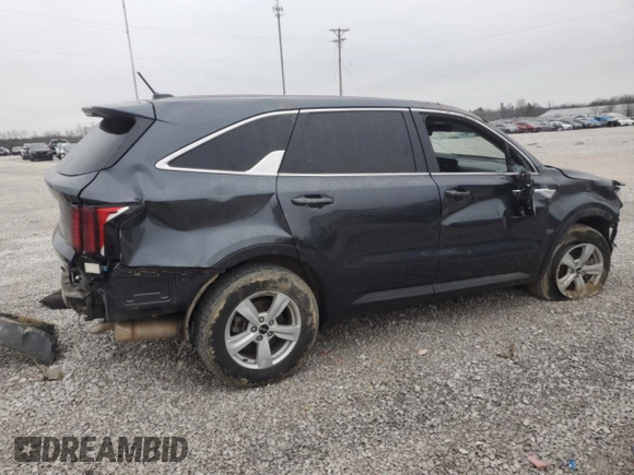 2023 Kia Sorento LX with VIN 5XYRGDLCXPG192967, listed as a Copart auction lot 44028775 with 24,758 mi miles and Salvage Title. Bid and sale history available at carsss.com. Image 3.