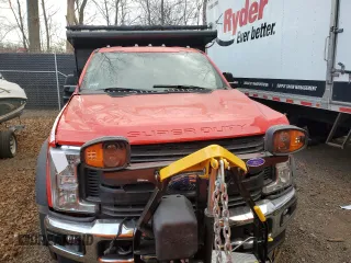 2021 Ford F-550 XL with VIN 1FDUF5HT5MDA10111, listed as a Copart auction lot 87877275 with 36,100 mi miles and Salvage Title. Bid and sale history available at carsss.com. Image 5.