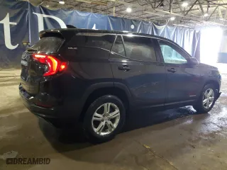 2018 GMC Terrain SLE with VIN 3GKALMEV7JL415266, listed as a Copart auction lot 46131555 with 74,676 mi miles and Clean Title. Bid and sale history available at carsss.com. Image 3.