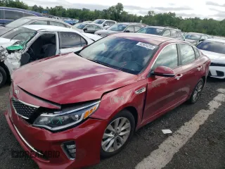 2018 Kia Optima LX with VIN 5XXGT4L34JG233981, listed as a Copart auction lot 62934255 with 105,642 mi miles and Salvage title. Bid and sale history available at DreamBid. Image 1.