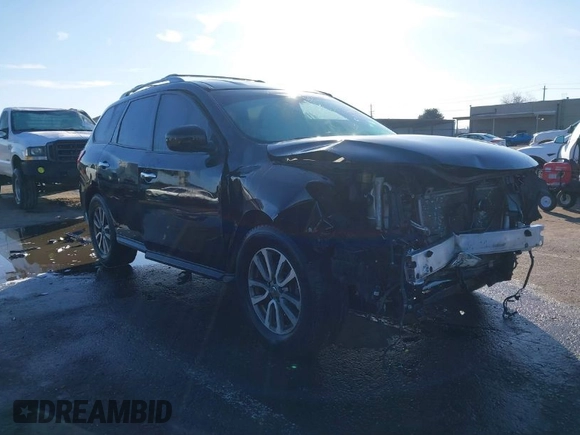 2013 Nissan Pathfinder SL with VIN 5N1AR2MM3DC664764, listed as a IAAI auction lot 41545679 with 99,712 mi miles and . Bid and sale history available at DreamBid. Image 1.