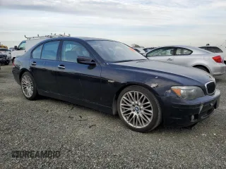 2007 BMW 7 Series 750i with VIN WBAHL835X7DT08910, listed as a Copart auction lot 45055265 with 145,050 mi miles and Clean title. Bid and sale history available at DreamBid. Image 4.