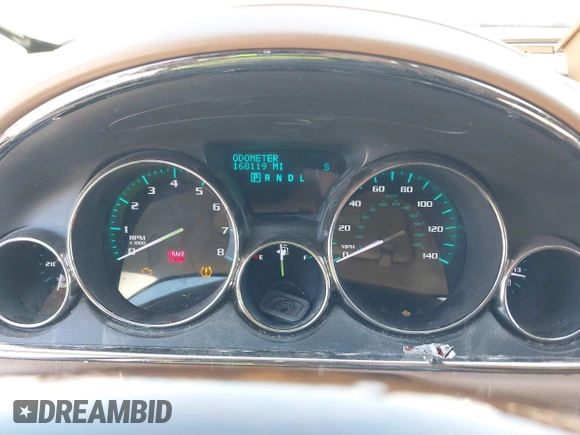 2013 Buick Enclave Premium with VIN 5GAKRDKD2DJ206346, listed as a IAAI auction lot 39121033 with 168,119 mi miles and . Bid and sale history available at DreamBid. Image 7.