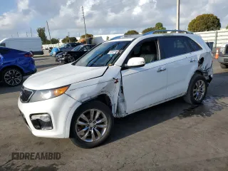 2013 Kia Sorento SX with VIN 5XYKW4A21DG365169, listed as a Copart auction lot 50491625 with 196,879 mi miles and Salvage Title. Bid and sale history available at carsss.com. Image 1.