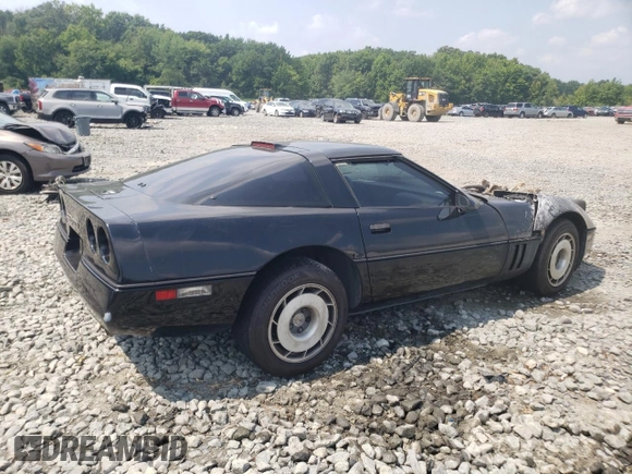 1987 Chevrolet Corvette with VIN 1G1YY2182H5108056, listed as a Copart auction lot 66313144 with 94,107 mi miles and Salvage Title. Bid and sale history available at carsss.com. Image 3.