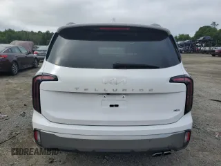 2023 Kia Telluride SX with VIN 5XYP5DGC4PG409789, listed as a Copart auction lot 63911175 with 23,005 mi miles and Salvage title. Bid and sale history available at DreamBid. Image 6.