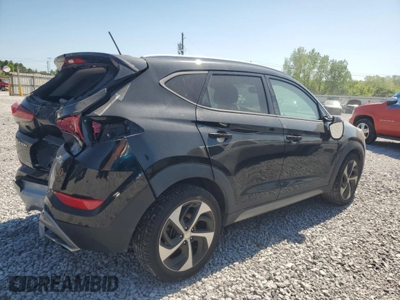 2017 Hyundai Tucson Sport with VIN KM8J33A28HU285205, listed as a Copart auction lot 53367495 with 80,770 mi miles and Salvage title. Bid and sale history available at DreamBid. Image 3.