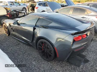 2018 Chevrolet Corvette Grand Sport 2LT with VIN 1G1YX2D7XJ5103876, listed as a Copart auction lot 74516304 with 0 mi miles and Non Repairable. Bid and sale history available at carsss.com. Image 2.