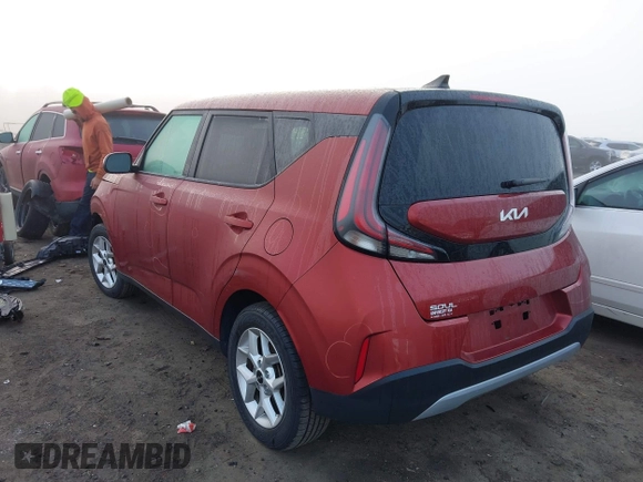2023 Kia Soul LX with VIN KNDJ23AU9P7855671, listed as a IAAI auction lot 41133711 with 64,849 mi miles. Bid and sale history available at carsss.com. Image 3.