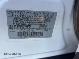 2019 Nissan Kicks S with VIN 3N1CP5CUXKL502608, listed as a Copart auction lot 55879725 with 137,400 mi miles and Clean Title. Bid and sale history available at carsss.com. Image 10.