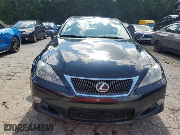2010 Lexus IS 250 C with VIN JTHFF2C21A2514011, listed as a Copart auction lot 62600795 with 159,785 mi miles and Clean title. Bid and sale history available at DreamBid. Image 5.