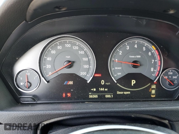 2017 BMW M3 with VIN WBS8M9C51H5G42191, listed as a Copart auction lot 44309983 with 56,365 mi miles. Bid and sale history available at carsss.com. Image 9.