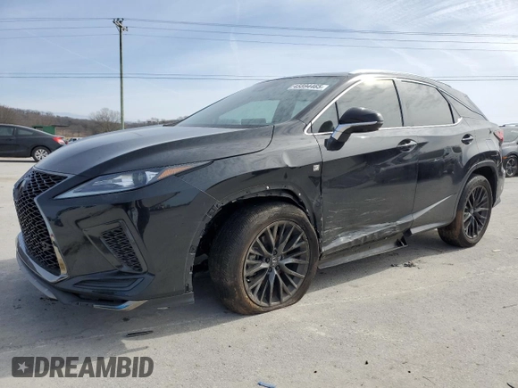 2021 Lexus RX with VIN 2T2YZMDA6MC286947, listed as a Copart auction lot 45594465 with 37,503 mi miles and Clean Title. Bid and sale history available at carsss.com. Image 1.
