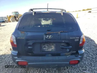 2004 Hyundai Santa Fe GLS with VIN KM8SC73E44U837991, listed as a Copart auction lot 74093234 with 0 mi miles and Non Repairable. Bid and sale history available at carsss.com. Image 6.