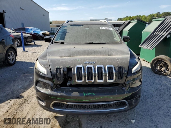2015 Jeep Cherokee Limited with VIN 1C4PJLDS4FW678460, listed as a Copart auction lot 50733465 with 70,015 mi miles and Salvage Title. Bid and sale history available at DreamBid. Image 5.