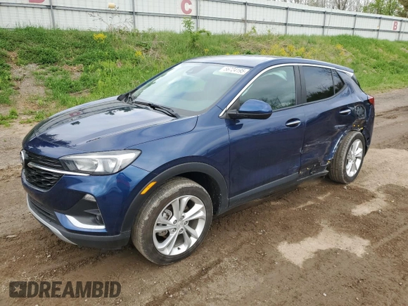 2022 Buick Encore GX Preferred z VIN KL4MMCSL0NB098158, wystawiony jako Copart lot #56724195 z przebiegiem 68 009 mil mil oraz Szkoda całkowita • Salvage title. Historia ofert i sprzedaży dostępna na DreamBid. Obrazek 1.