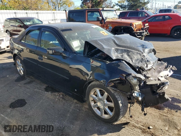 2006 Cadillac CTS with VIN 1G6DP577560194372, listed as a Copart auction lot 75014874 with 0 mi miles and Salvage Title. Bid and sale history available at carsss.com. Image 4.