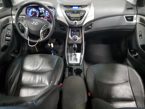 2013 Hyundai Elantra Limited PZEV with VIN 5NPDH4AEXDH197165, listed as a Copart auction lot 50725795 with 154,868 mi miles and Salvage Title. Bid and sale history available at carsss.com. Image 8.