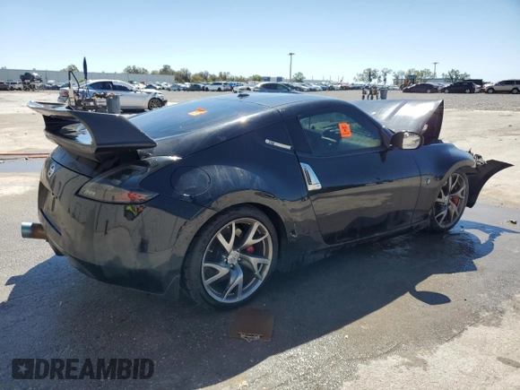 2017 Nissan 370Z with VIN JN1AZ4EH8HM952347, listed as a Copart auction lot 48021585 with Not Provided miles and Salvage Title. Bid and sale history available at DreamBid. Image 3.