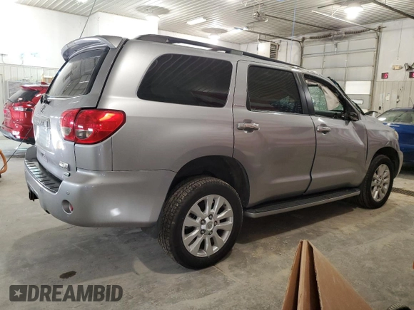 2010 Toyota Sequoia Platinum with VIN 5TDDW5G16AS027942, listed as a Copart auction lot 42657175 with 143,140 mi miles and Salvage Title. Bid and sale history available at carsss.com. Image 3.
