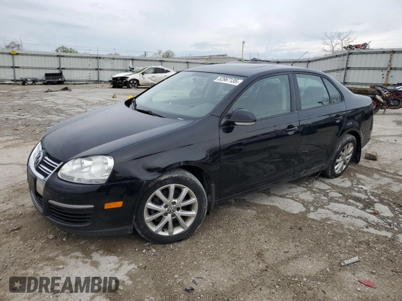 2010 Volkswagen Jetta Limited Edition with VIN 3VWRX7AJ7AM124457, listed as a Copart auction lot 52967135 with 206,069 mi miles and Salvage title. Bid and sale history available at DreamBid. Image 1.