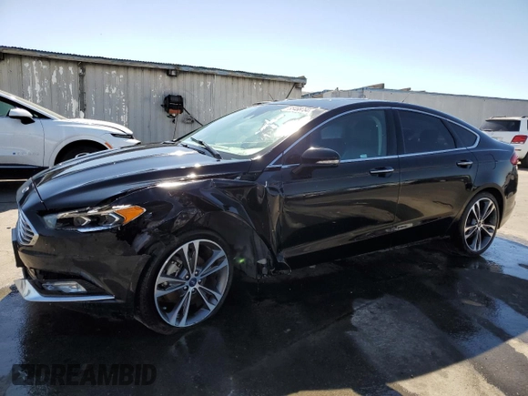 2018 Ford Fusion Titanium with VIN 3FA6P0K91JR146027, listed as a Copart auction lot 83468784 with 67,046 mi miles and Salvage title. Bid and sale history available at DreamBid. Image 1.